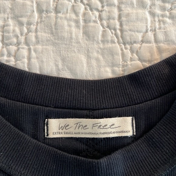 NWT Free People Kate Ribbed Tank Tee - Picture 14 of 14